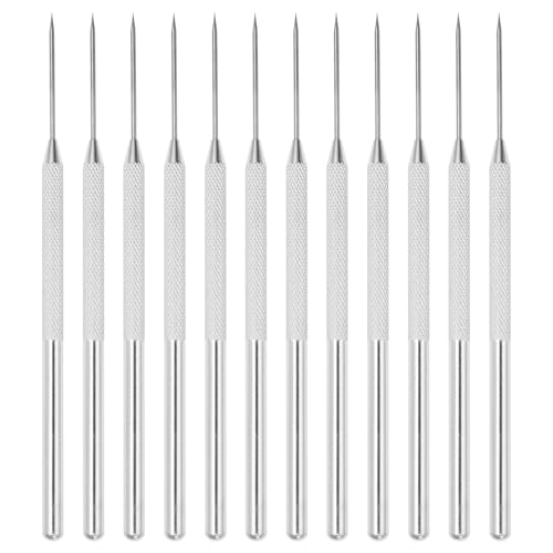 suiwotin 12pcs Pottery Needle Tool Set, Detail Tools for Precision Carving