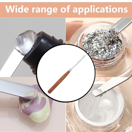 2 PCS Palette Knife Professional Paint Spatula | Pallet Knife, Stainless Steel, Wood Handle, For Oil, Canvas, Acrylic Painting, Color Mixing