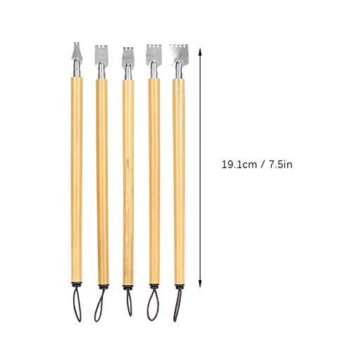 Dip Pen, Natural Bamboo Material Calligraphy Pen, Manga Calligraphy Dip Pen 5Pcs for Artists Cartoonists(Parallel line pen nib set)