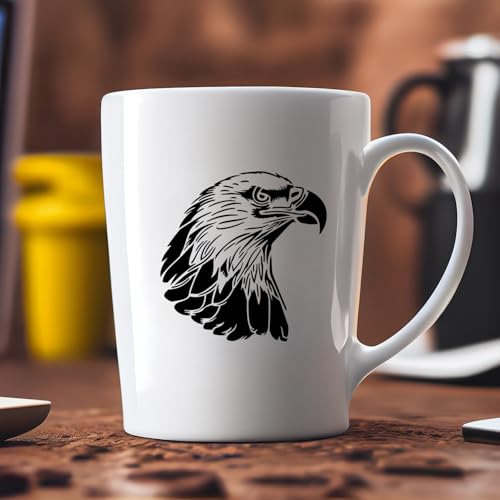 Eagle Stencil 6" Eagle Stencils for Painting Wood Burning Stencils | Reusable Animal Wildlife Stencil for Painting on Wall Fabrics DIY Crafts - style: Eagle