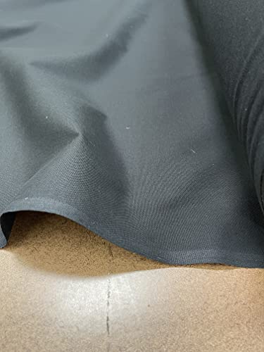 AK TRADING CO. Premium 10oz Black Cotton Duck Canvas Fabric | Heavyweight | 60'' Wide | Arts & Crafts, Upholstery, Home Projects - 20 Yards - color: Black, size: 20 YARDS