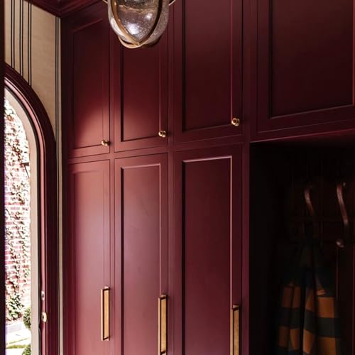 DWIL Matte Finish Furniture Paint - 16 Oz Wood Paint for Cabinets, Doors, Tables, and Dressers Refinishing - Water-Based, Non-Toxic & Odorless, Easy to Apply(Sweet Cherry Red)-Without Tools - color: Sweet Cherry Red, size: 16 Ounce (Pack of 1)