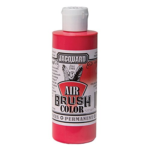 Jacquard Airbrush Color 4Oz Opaque Red - color: Opaque Red, size: 4 Fl Oz (Pack of 1)