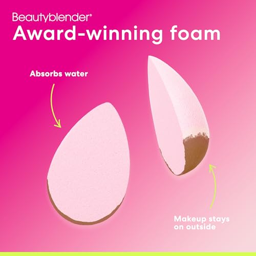 Beautyblender Bubble Makeup Sponge, Streak-Free Finish, Vegan | Super-soft blending foam for foundations, powders & creams, reusable & washable, vegan & cruelty-free, made in USA - color: Bubble