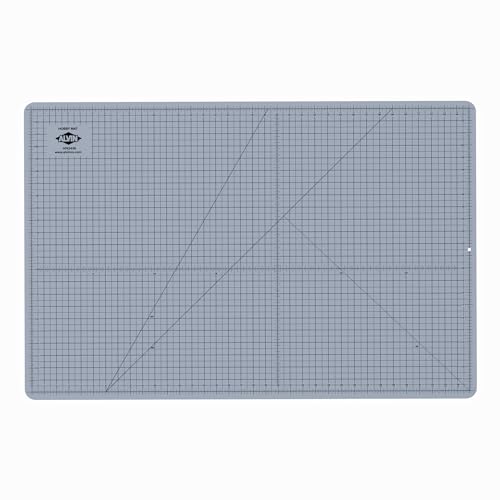 ALVIN HM Self-Healing Cutting Mat for Hobbies 24 x 36 inch | Double-Sided Blue/Grey | 3-Layer Gridded Surface for Arts, Crafts and Sewing - Model HM2436 - size: 36"L x 24"W