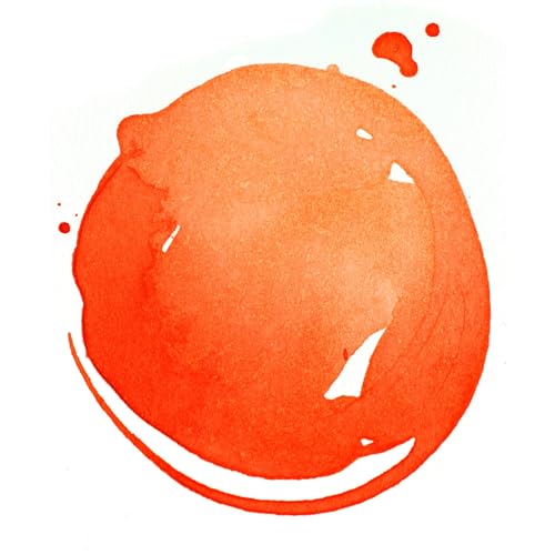 Liquitex Professional Acrylic Ink, 1-oz Jar, Fluorescent Orange - color: Fluorescent Orange, style: 1-oz Jar