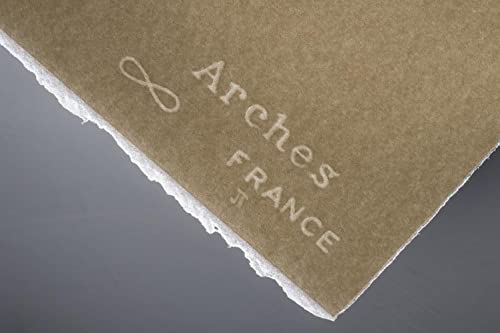 Arches Watercolor Paper Block, Cold Press, 3.9" x 9.8", 140 pound (1795056)