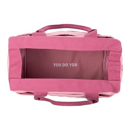 Soolla Studio Bag: Art Supply Storage Organizer & Pottery Tool Bag, Washable Tote, Yarn Bag, Crochet, 30 Pockets, 15+ Colors - color: Desert Rose