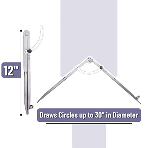 Mr. Pen- Professional Compass for Woodworking, Compass with Wing