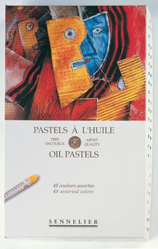 SENNELIER Oil French Pastel for Professional Artists, Introductory Set of 48