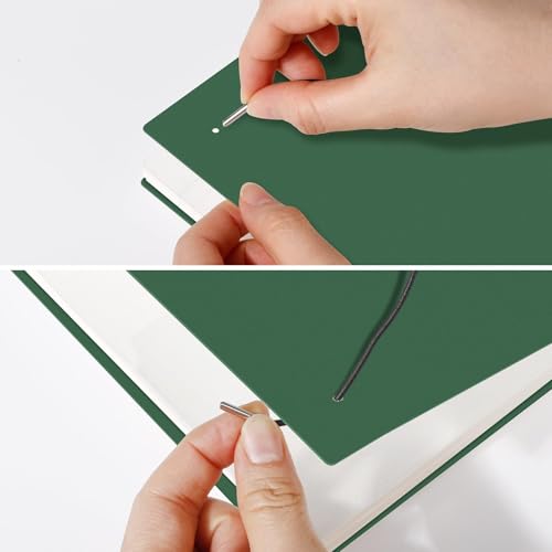 AHGXG Spiral Graph Paper Notebook, 110 Pages, A4 (8.5" x 11") | 100 gsm Thick Grid Paper, Waterproof Plastic Cover, for School Writing Engineering (Green) - color: Green, style: A4-Graph