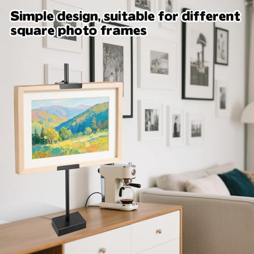 Adjustable Tabletop Easel Stand-Up to 29" H Frame Holder Stand Table Easels for Picture Frames Metal Standing Easel Display Stand for Signs, Display, Artwork, Canvas, Decorative Stand(Black)