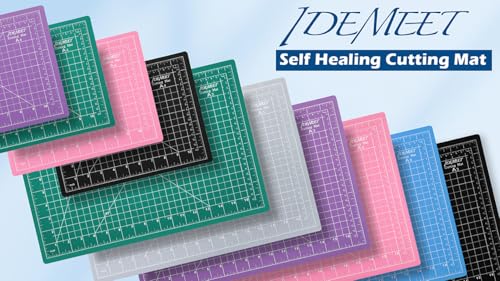 Density-upgraded 24" x 36" Large Self Healing Sewing Mat, Idemeet Rotary Cutting Mat 5-Ply Cut Board for Crafts Hobby Project, Scale Size 24" x 36", A1, Green - color: Green, size: 36"L x 24"W