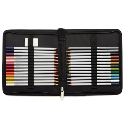 Winsor & Newton Studio Collection Artist Pencils, Color Pencil Wallet, Set of 27