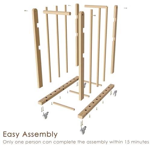 Art Storage Rack, Art Canvas Storage, Art Drying Rack, Canvas Boards Rack Art Storage with Handle & Caster Wheels for Drawing Board, Panel, Paper Pad for Art Studios, Artworks, Gallery - size: 12.5"D x 28.7"W x 32.5"H