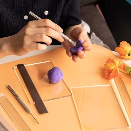 13PCS Polymer Clay Tools Kit, Acrylic Roller & Clay Sculpting Set - color: 13Pcs