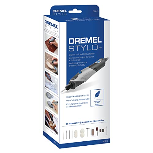 Dremel 2050-15 Stylo+ Rotary Tool | 5,000-22,000 RPM | Original Kit | For Craft Projects | Pack of 2 - size: 15-Piece Kit (Pack of 2)