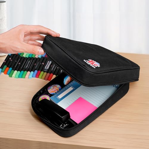 TBC The Best Crafts Acrylic Paint Markers,48 Colors Dual Tip, Double Zipper Canvas Bag – Waterproof, Non-Toxic, Art Supplies for Canvas, Wood, Glass, Rock, Ceramic – Gift for Artists & Hobbyists - color: 48 Colors
