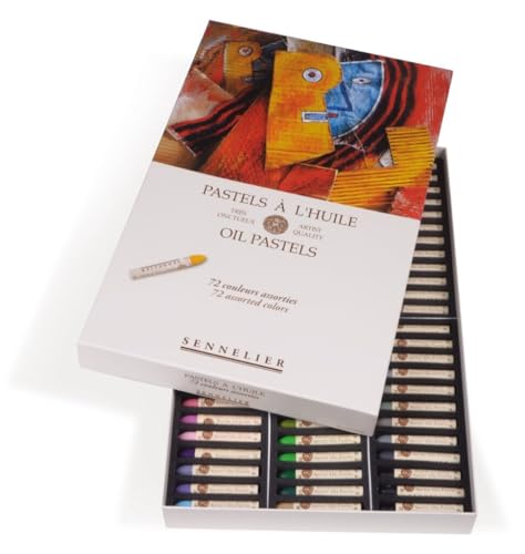 SENNELIER Oil French Pastel for Professional Artists, Introductory Set of 48