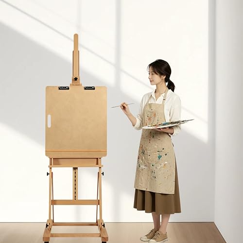 23"x26" Oversized Drawing Board with Clips and Rubber Bands | Big Size Art Board With 2 Clip To Secure Papers. Ideal For Sketching, Art Creation And Studio Use For Artists - size: 23"x26", 1 Pack