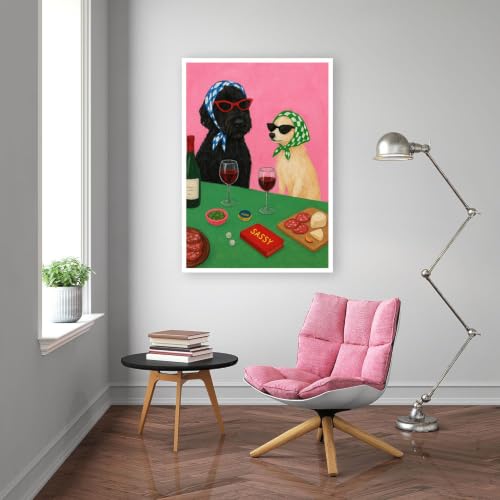 Diamond Art Kits for Adults,Funny Dog Diamond Painting Kits 12x16in | Diamond Painting Kit - Sparkling Full Drill Design Perfect for Home Decor, Holiday Gifting, And Relaxing Crafting 12x16inch - color: DP04892