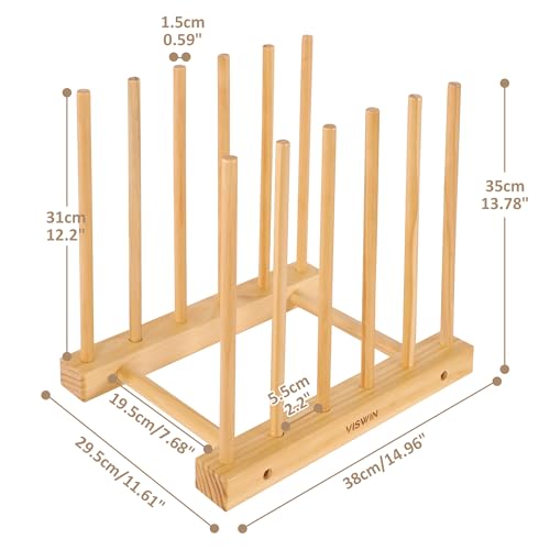 Tabletop Art Storage Rack - Wooden Drying & Display Rack with Adjustable Slots for Organizing Canvas, Prints, Artwork, Panels, and Posters - Ideal Organizer for Studios & Galleries - size: Desktop Art Rack