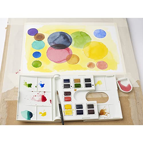 Winsor & Newton Professional Watercolor Paint Set, 12 Half Pan Field Box - style: Field Box 12 Half Pan
