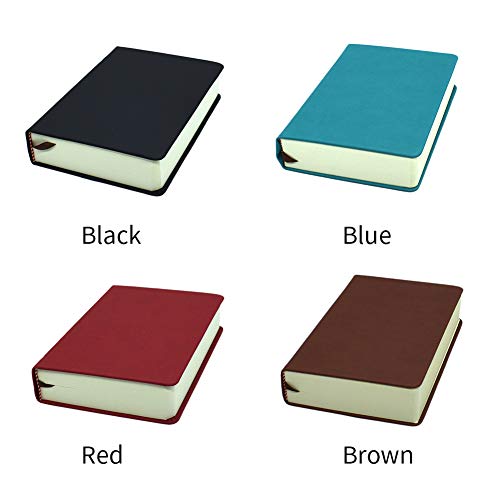 Notebook, Waterproof PU Leather Journal, Blank Pages Super Thick Hardcover Executive Notebooks, A4 A5 A6 Notebook for Home School Office Business, 660 Pages(Blue,Size:A6)