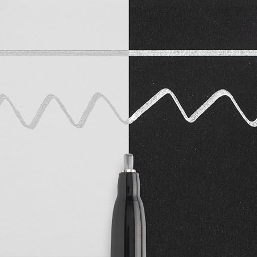 Sakura Pentouch Calligraphy Pen, 1.8mm Fine Point, Silver (XPSK-C-53)