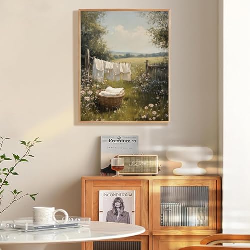 WUDWL Scenery Paint by Numbers Kit for Adults,Color By Numbers for Adults | Countryside Scenery Decor Painting by Number On Canvas, Paint Number Artist Funny Without Frame DIY, Home Wall Decor, 12x16in - color: YH03160, size: Without Frame