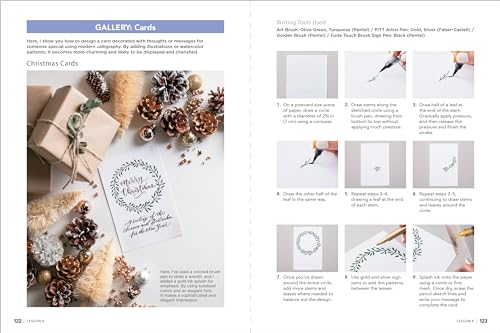 A Beginner's Guide to Modern Calligraphy & Brush Pen Lettering: Learn to Create Beautiful Hand Lettering for Invitations, Cards, Journals and More! (400 Step-by-Step Examples)