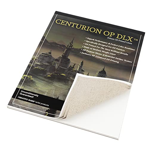 Centurion Deluxe Oil Primed Linen Pad 9"x12" - size: 9 x 12 inches