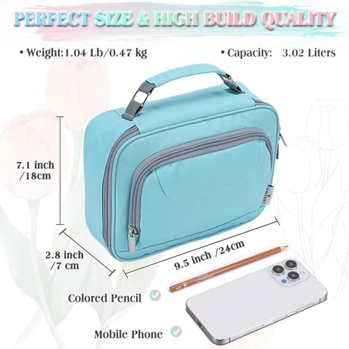 VX VONXURY Large Pencil Case, 54-Slot Colored Pen Pouch 2 Removable Sleeves - color: Turqoise