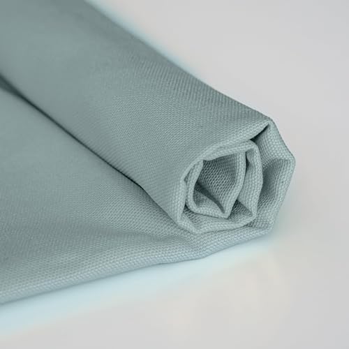 Simple&opulence Canvas Fabric by the Yard, 59'' Wide, Premium Natural Cotton Duck Canvas Fabric for Crafts, Upholstery, Home Decor, Sewing DIY Cloth (Blue Green, 1 Yard) - color: Blue Green, size: 1 Yard (36"x59")