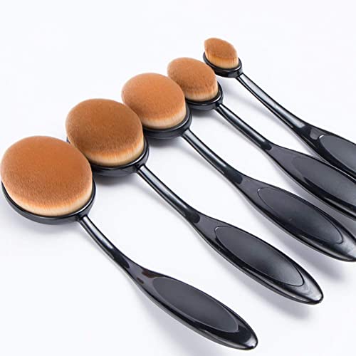 UNIMEIX 5 Pack Blending Brush for Card Making Crafting Ink Blender Brushes Set Tool Paper Background Brush Drawing Scrapbooking & Stamping Supplies - color: Brown, size: 5 Pack Brush