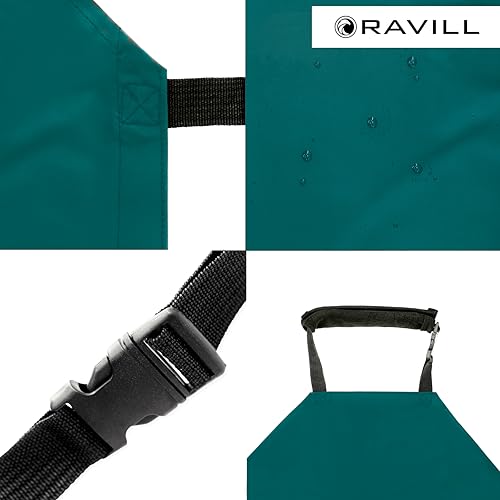 Waterproof Aprons For Men and Women with Pockets | 35" Long Work Aprons for Dishwashing, Dog Grooming, Cleaning - Plastic Dishwasher Apron - Water Resistant Kitchen Apron - color: Green