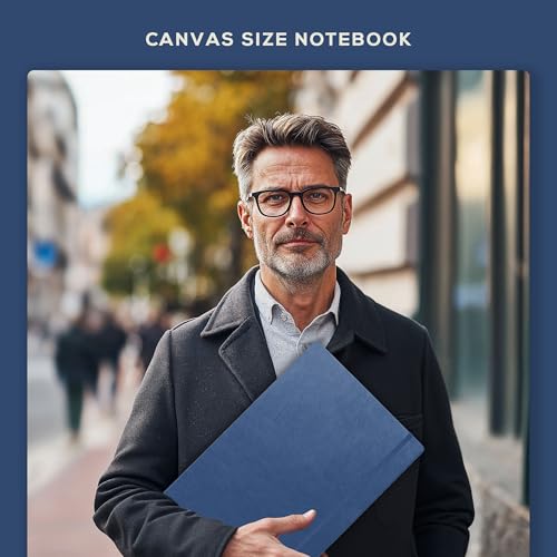 Beechmore Books A3 11.7x16.5 Mixed Media Sketchbook 160 GSM/98lb, Gift Box - color: Symphony Blue, size: A3 - 11.7" x 16.5" Extra Large