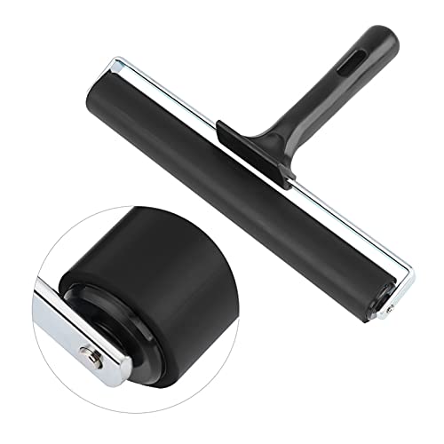 7.9 Inch Soft Rubber Brayer Roller for Print, Tape, Wallpapers, Scrapbooks | Wallpaper Roller, Art Craft Oil Painting Tool, Speedball Brayer