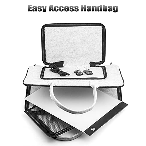 Diamond Painting Tools A4 Light Pad Board Box for Drawing Tracing Sketching | LED Light board with Stand, Handbag, LED Light Box, USB Powered Ultra-Thin Adjustable Brightness, 5D Diamond Art Painting