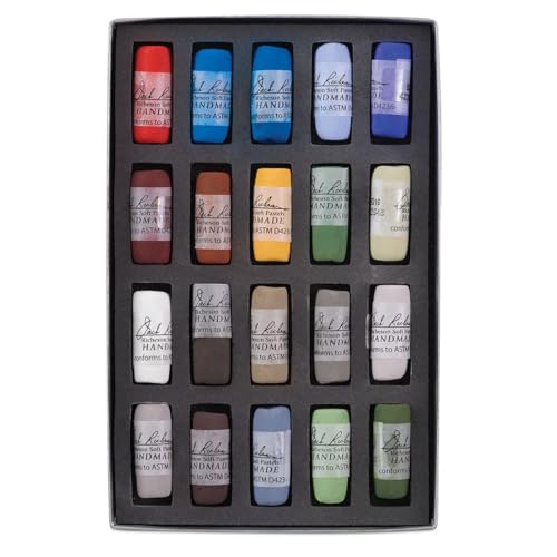Jack Richeson 422934 Hand Rolled Soft Pastels, Nocturne