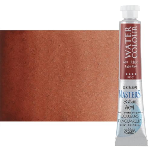Marie's Masters Quality Watercolor Paint - Reds, 9 mL (Set of 6) - Concentrated Color, Pure Pigments, High Lightfastness Ratings - color: Reds