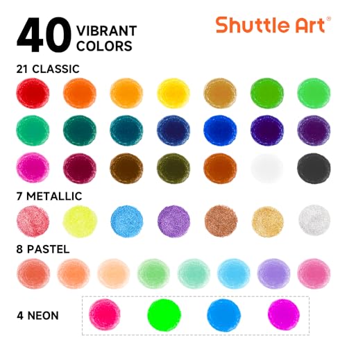 Tempera Paint Sticks, 40 Colors Solid Tempera Paint for Kids, Super Quick Drying, Works Great on Paper Wood Glass Ceramic Canvas (Pack of 2) - color: Multi