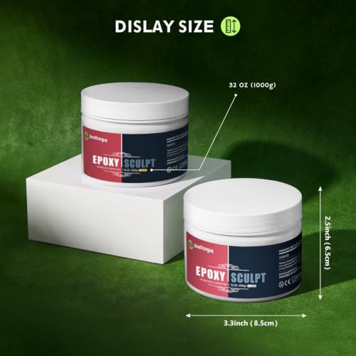 AB Epoxy Sculpt Clay, with Tools, White, 2 Part Modeling Compound 4 Pound | For Retrofitting and Sculpture| Safety Material| Professional Premium QUALITY| Odorless - color: WHITE, size: 4 Pound