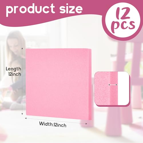 Frienda 12 Pcs Xps Foam Board Craft Foam Sheet,12" X 12" X 1/2",Pink | Foam Core Board Bulk, Thick Foam Panels, for Crafting DIY Modeling Sculpture Floral Arrangement Art, Fit School Home Office - color: Pink, size: 12" X 12" X 1/2"