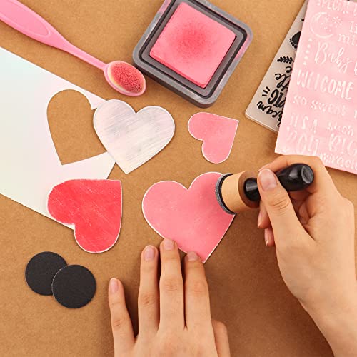 40 Pieces Sanding Disks 1.25" Medium-Grit Sandpaper for Sanding and Distressing All of Your Craft Projects Art Supplies Crafting Project Scrapbooking Supplies Ink Tools Arts Crafts - color: 40PCS Sanding Disks