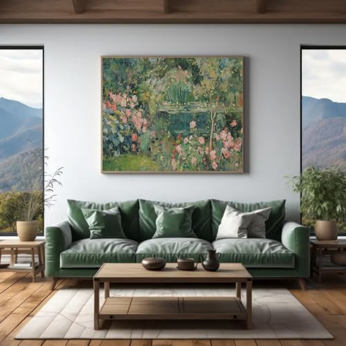 WUDWL Flower Paint by Numbers Kit for Adults,Color By Numbers for Adults | Scenery and Flower Decor Painting by Number On Canvas, Paint Number Artist Funny Without Frame DIY, Home Wall Decor, 12x16in - color: YH03769, size: Without Frame