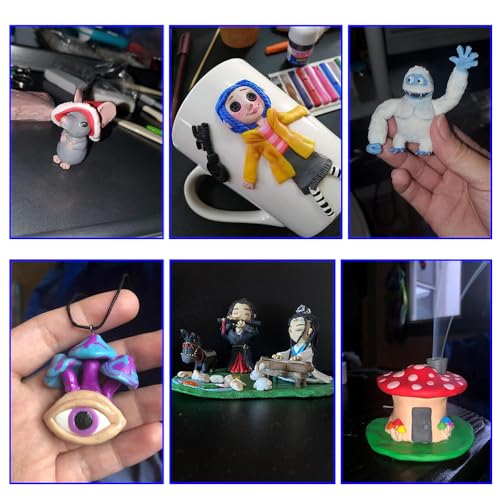 CiaraQ Polymer Clay Kit, Mini Modeling Clay Set | for Kids/Beginners/Artist, 32 Colors - color: 32 Colors