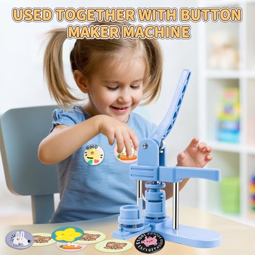 2.28" 58mm Button Paper Cutter, 2.75”/70mm Diameter Circle Cutter Circle Punch, Round Paper Cutter, 70mm Die Cut Machine for Making 2.28" 58mm Buttons DIY Badge Making(2.75”/70mmCutting Diameter )