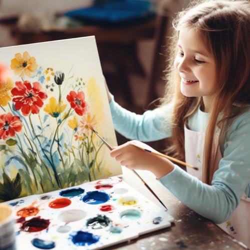 FIXWAL Canvas Boards for Painting 32 Pack Multi Sizes