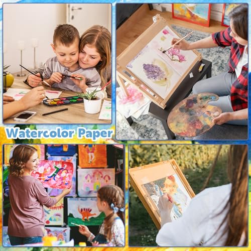 35 Sheets Watercolor Paper Pad 3.5 x 5.5 in, 140 Lb Cold Press - size: 3.5x5.5 Inch